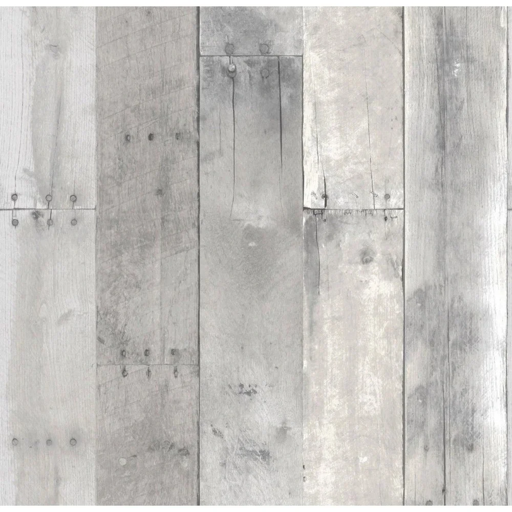 Reclaimed Wood Peel & Stick Wallpaper Gray - Threshold Made In USA 27.5 Coverage